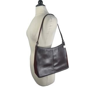 Missoni Vintage Brown Leather & Suede Shoulder Bag Purse